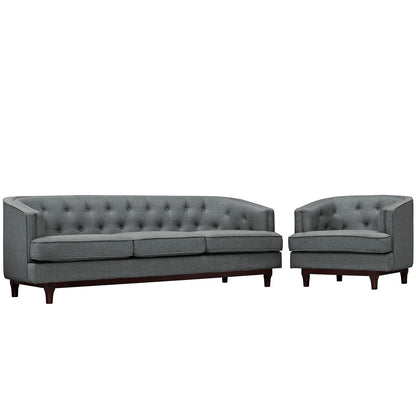 Coast Living Room Set Set of 2 by Modway