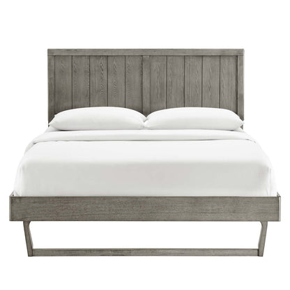 Alana Wood Full Platform Bed With Angular Frame by Modway