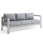 Shore Outdoor Patio Aluminum Sofa by Modway
