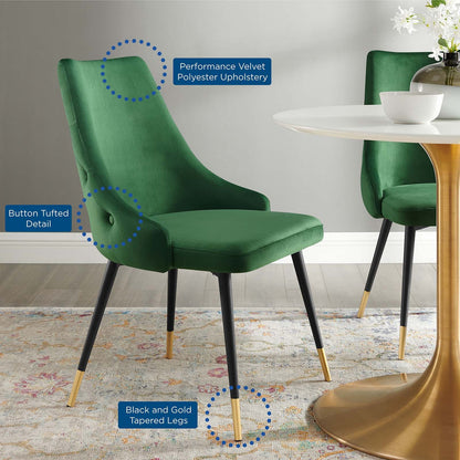 Adorn Tufted Performance Velvet Dining Side Chair by Modway