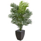 5.5' Paradise Artificial Palm Tree in Black Planter