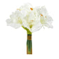 14"  Amaryllis Bouquet Artificial Flower (Set of 3