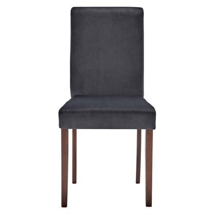 Prosper Upholstered Velvet Dining Side Chair Set of 2 by Modway