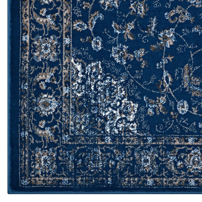 Lilja Distressed Vintage Medallion 5x8 Area Rug by Modway