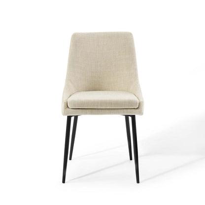 Viscount Upholstered Fabric Dining Chairs Set of 2 by Modway