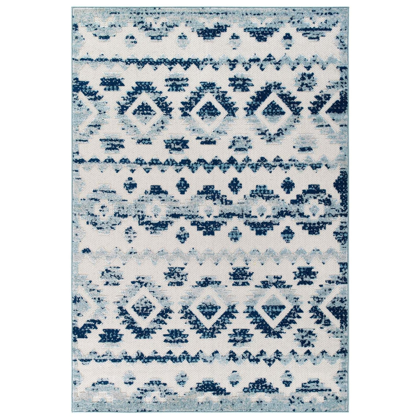 Reflect Takara Abstract Diamond Moroccan Trellis 5x8 Indoor and Outdoor Area Rug by Modway