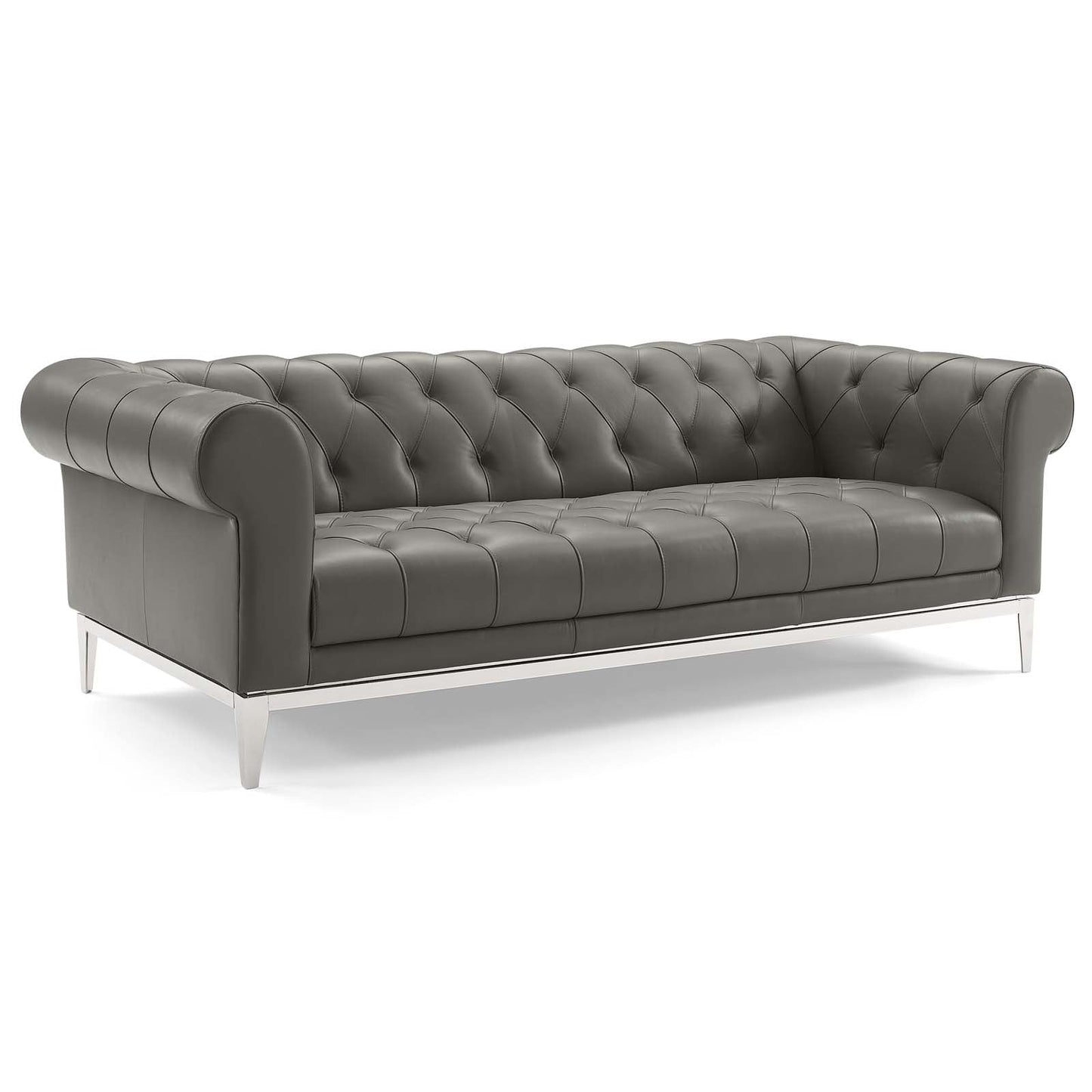 Idyll 3 Piece Tufted Upholstered Leather Set by Modway