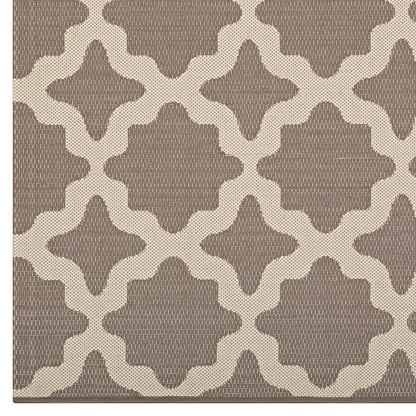 Cerelia Moroccan Trellis Indoor and Outdoor 8x10 Area Rug by Modway