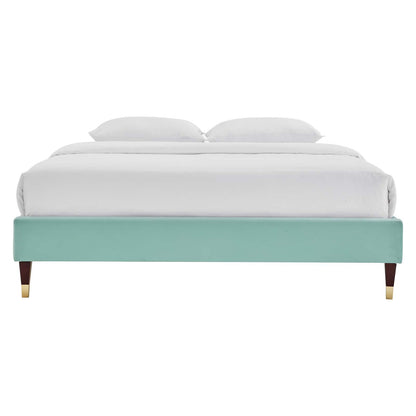 Harlow Performance Velvet Full Platform Bed Frame by Modway