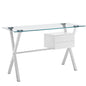 Stasis Glass Top Office Desk by Modway