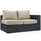 Summon Outdoor Patio Sunbrella¨ Right Arm Loveseat by Modway