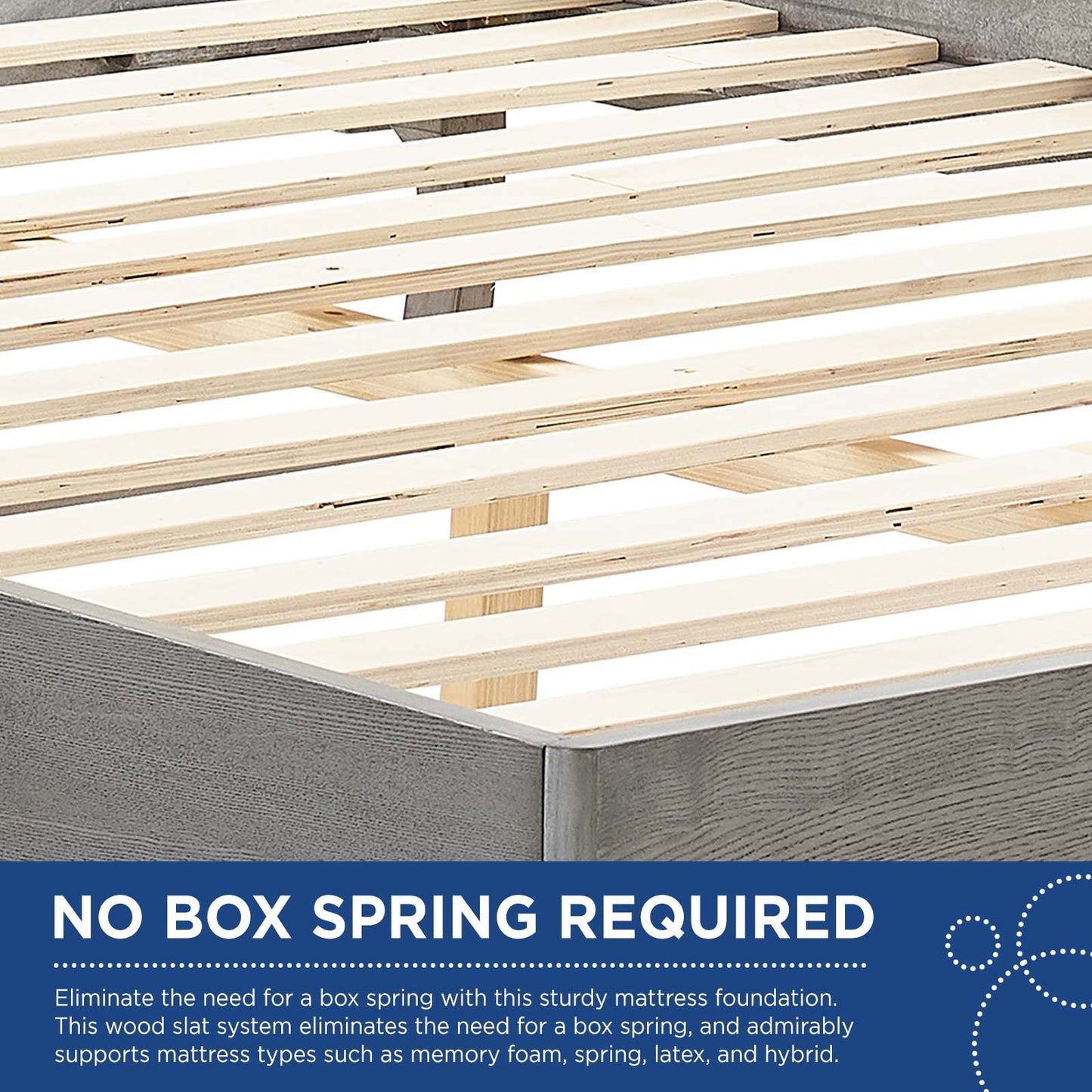 Sierra Cane and Wood Full Platform Bed With Angular Legs by Modway