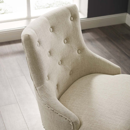 Regent Tufted Button Swivel Upholstered Fabric Office Chair by Modway