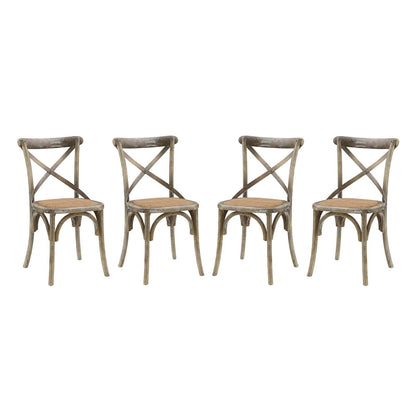 Gear Dining Side Chair Set of 4 by Modway