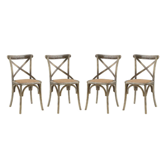 Gear Dining Side Chair Set of 4 by Modway