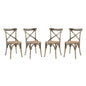 Gear Dining Side Chair Set of 4 by Modway