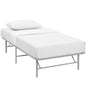 Horizon Stainless Steel Twin Bed Frame by Modway