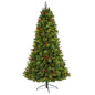 7' Aberdeen Spruce Artificial Christmas Tree w/ 500 Clear LED Lights