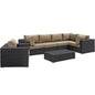 Convene 7 Piece Outdoor Patio Sectional Set by Modway