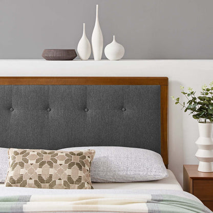 Draper Tufted Fabric and Wood Full Headboard by Modway