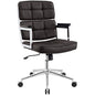 Portray Highback Upholstered Vinyl Office Chair by Modway