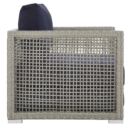 Aura 4 Piece Outdoor Patio Wicker Rattan Set by Modway