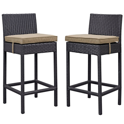 Lift Outdoor Patio Bar Stool Set of 2 by Modway
