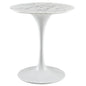Lippa 28" Round Faux Marble Dining Table by Modway
