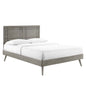 Marlee Wood King Platform Bed With Splayed Legs by Modway