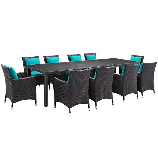 Convene 11 Piece Outdoor Patio Dining Set by Modway