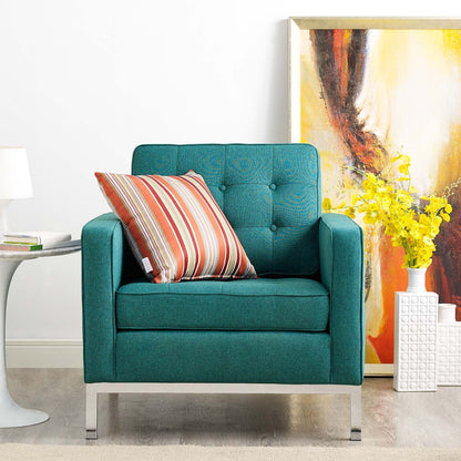 Loft Upholstered Fabric Armchair by Modway