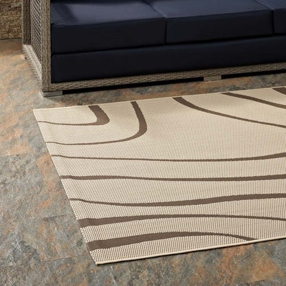 Surge Swirl Abstract Indoor and Outdoor 8x10 Area Rug by Modway