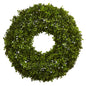22"  Boxwood Wreath