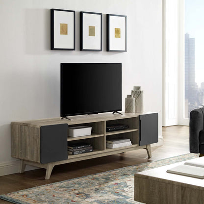 Tread 70" Media Console TV Stand by Modway