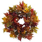 24"  Maple and Berry Wreath