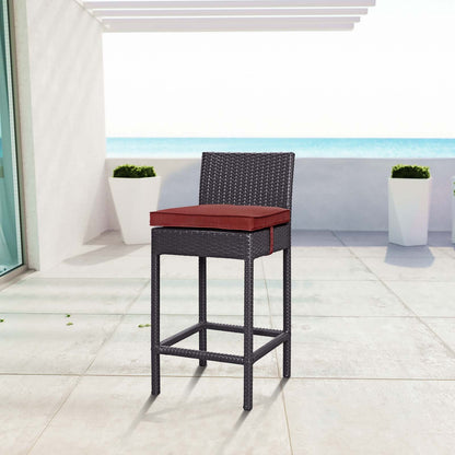 Convene Outdoor Patio Fabric Bar Stool by Modway
