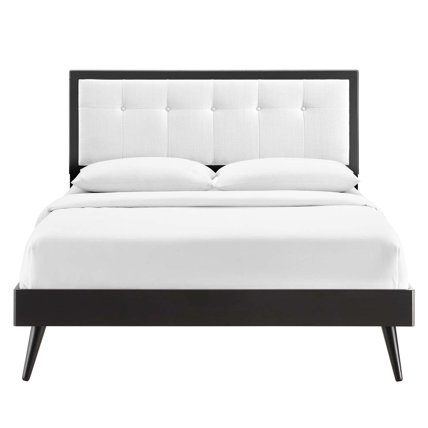 Willow Wood Queen Platform Bed With Splayed Legs by Modway