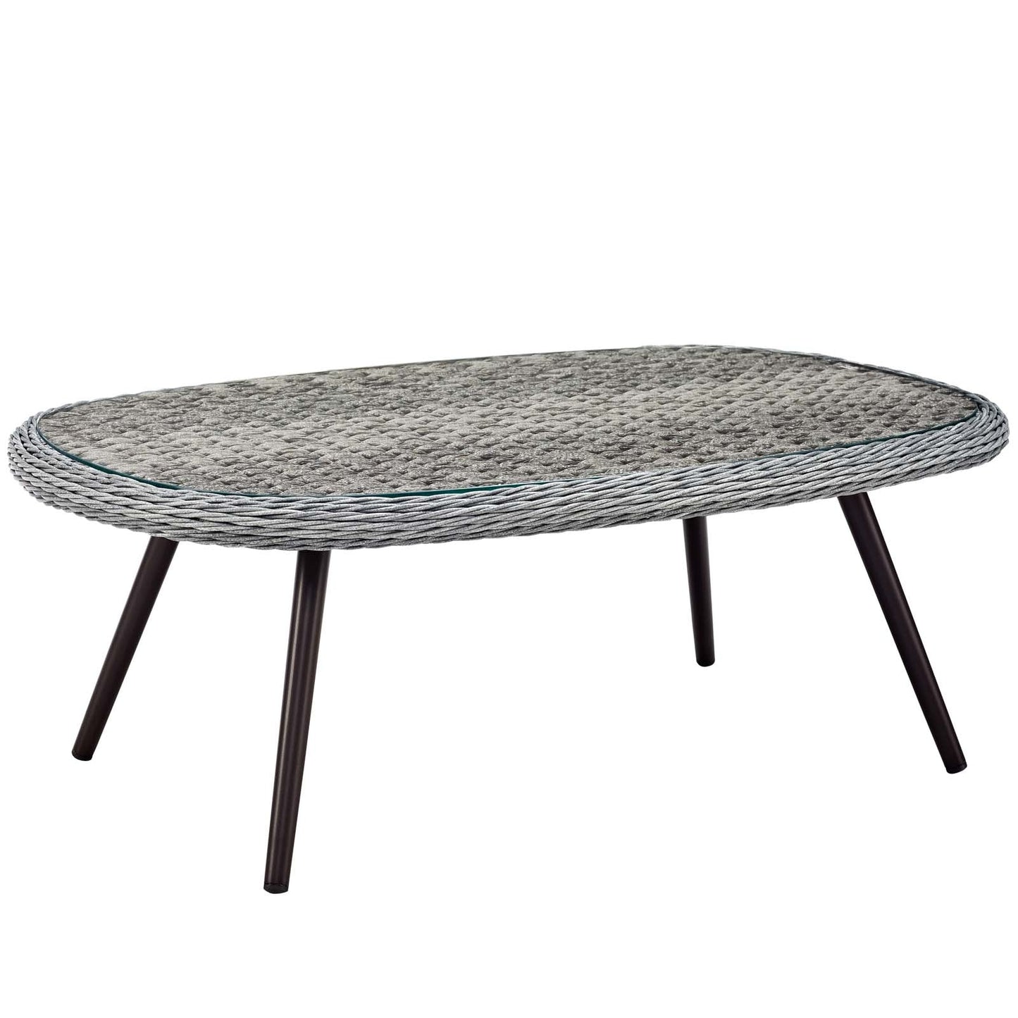 Endeavor Outdoor Patio Wicker Rattan Coffee Table by Modway
