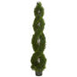 7.5' Double Pond Cypress Spiral Topiary Artificial Tree UV Resistant
