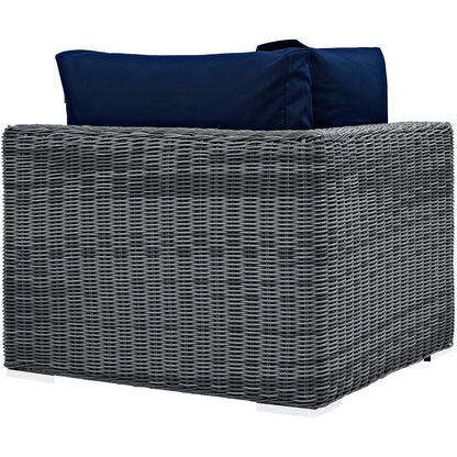 Summon Outdoor Patio Sunbrella¨ Corner by Modway