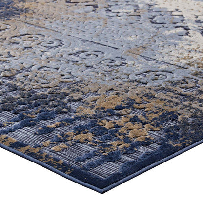 Kalene Distressed Vintage Turkish 8X10 Area Rug by Modway