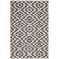Jagged Geometric Diamond Trellis Indoor and Outdoor 8x10 Area Rug by Modway