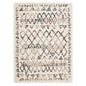Skadi Rainbow Diamond Shag Area Rug in Multicolor