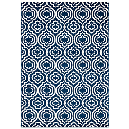 Frame Transitional Moroccan Trellis 5x8 Area Rug by Modway