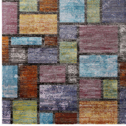 Success Nyssa Abstract Geometric Mosaic 4x6 Area Rug by Modway