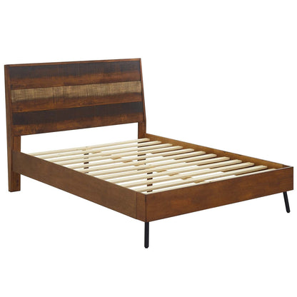 Arwen Queen Rustic Wood Bed by Modway