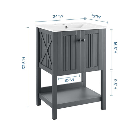 Steam 24" Bathroom Vanity by Modway