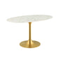Lippa 54" Oval Faux Marble Dining Table by Modway