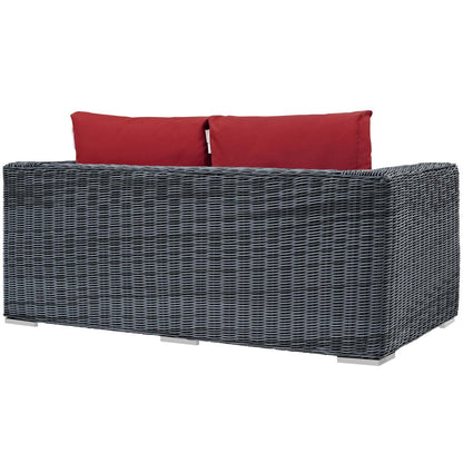 Summon Outdoor Patio Sunbrella¨ Loveseat by Modway