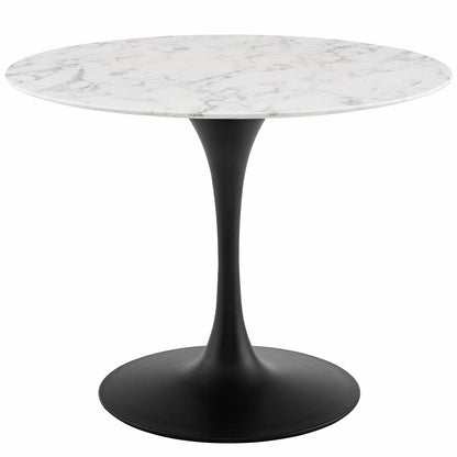 Lippa 40" Round Faux Marble Dining Table by Modway